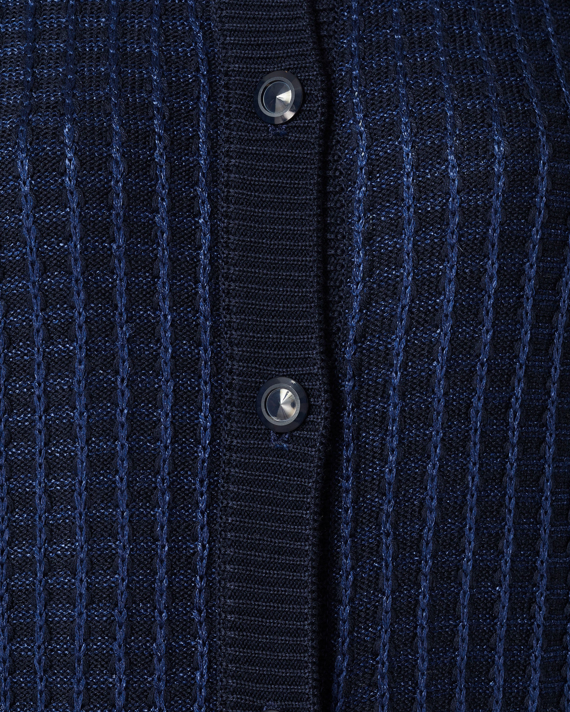 Tuck knit cardigan