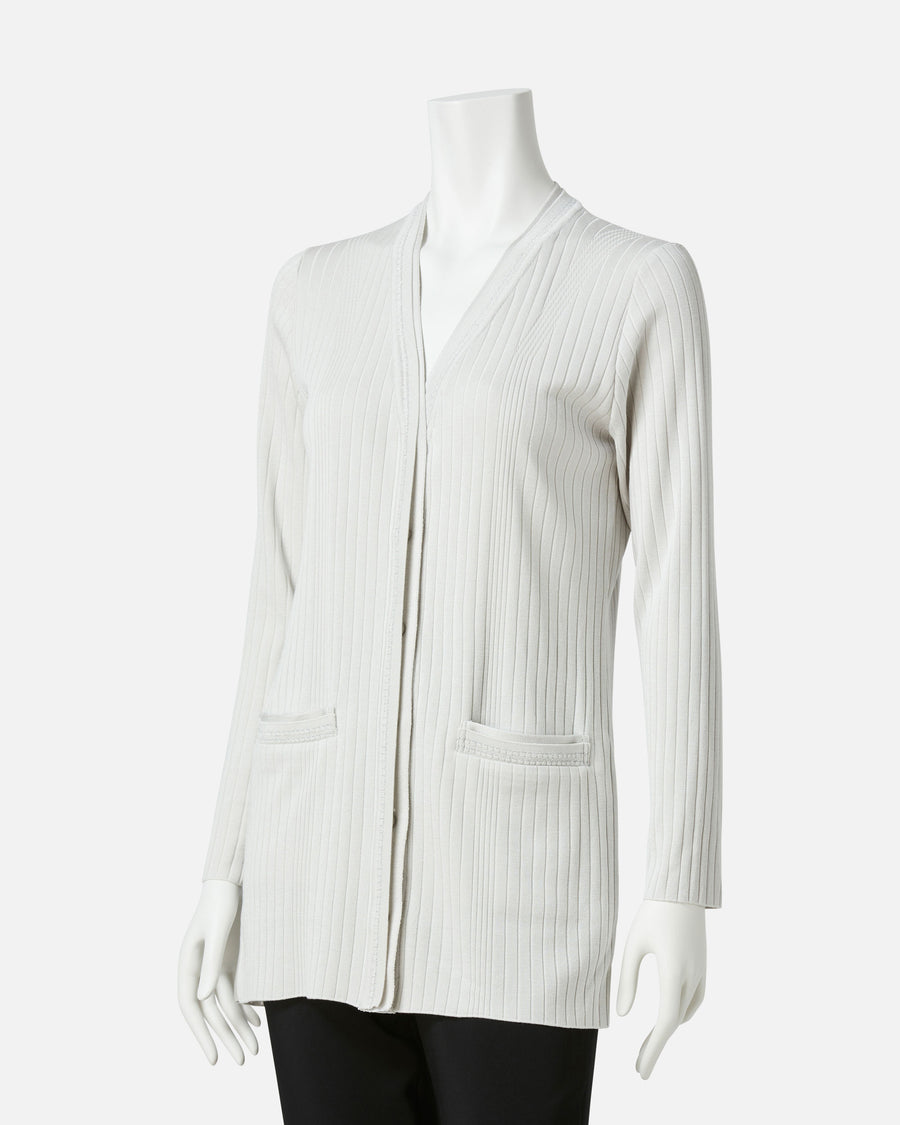 Silk x Lame Knit Cardigan
