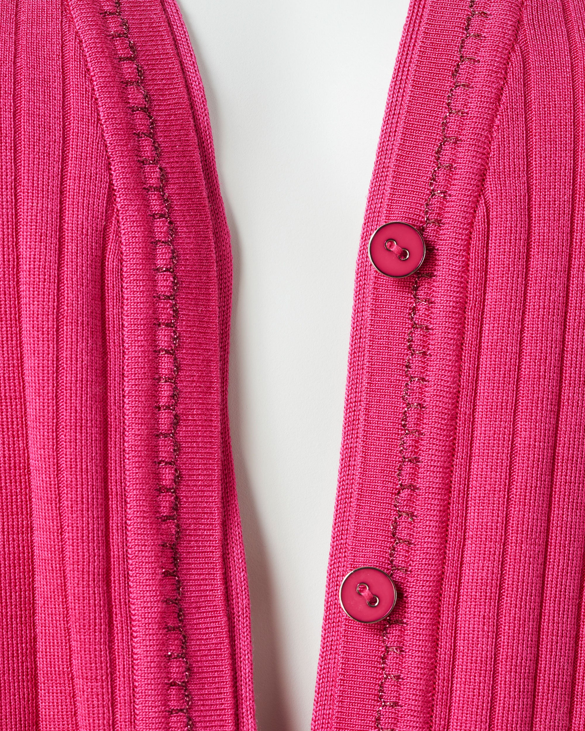 Silk x Lame Knit Cardigan