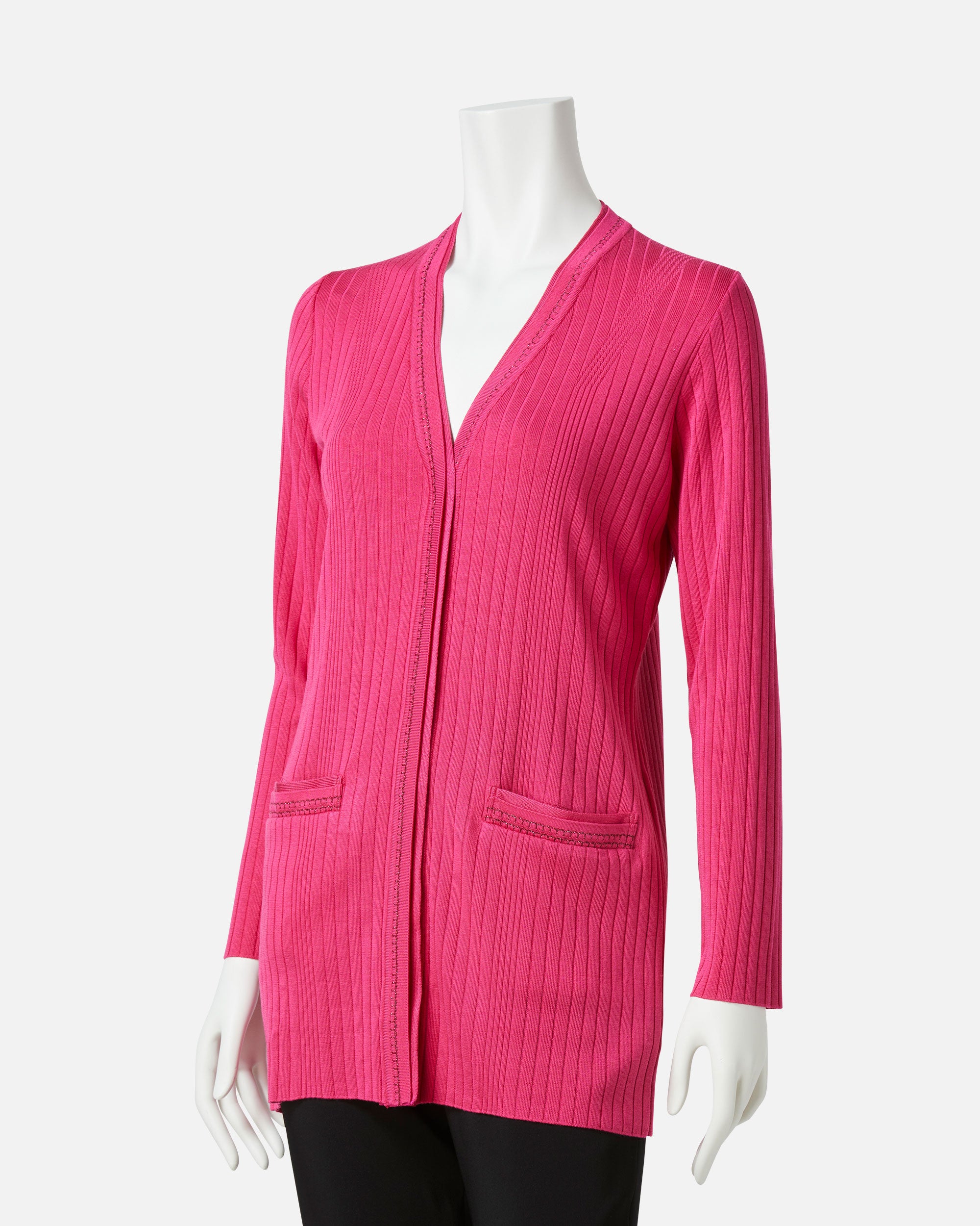 Silk x Lame Knit Cardigan