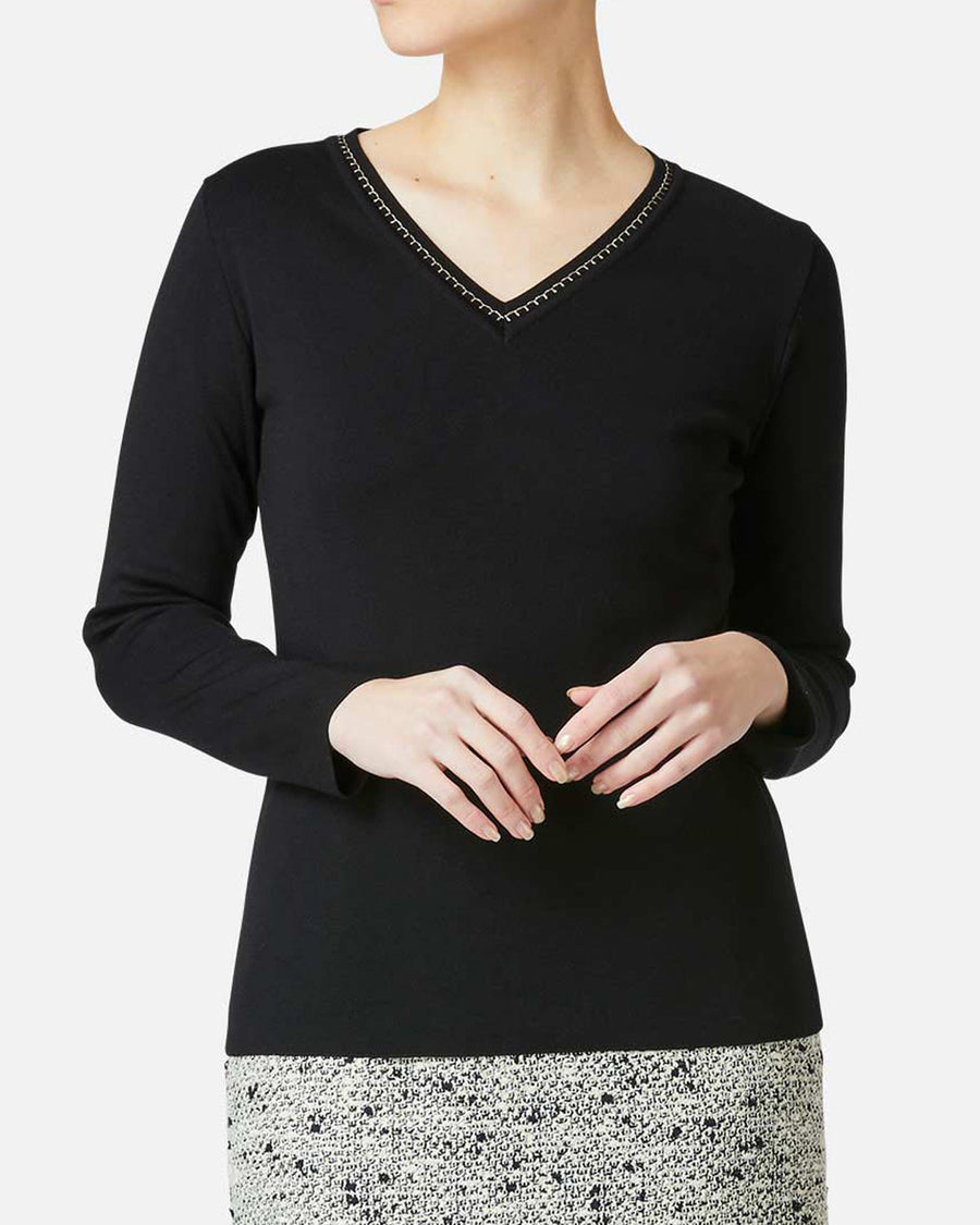 Silk x Lame Knit Pullover