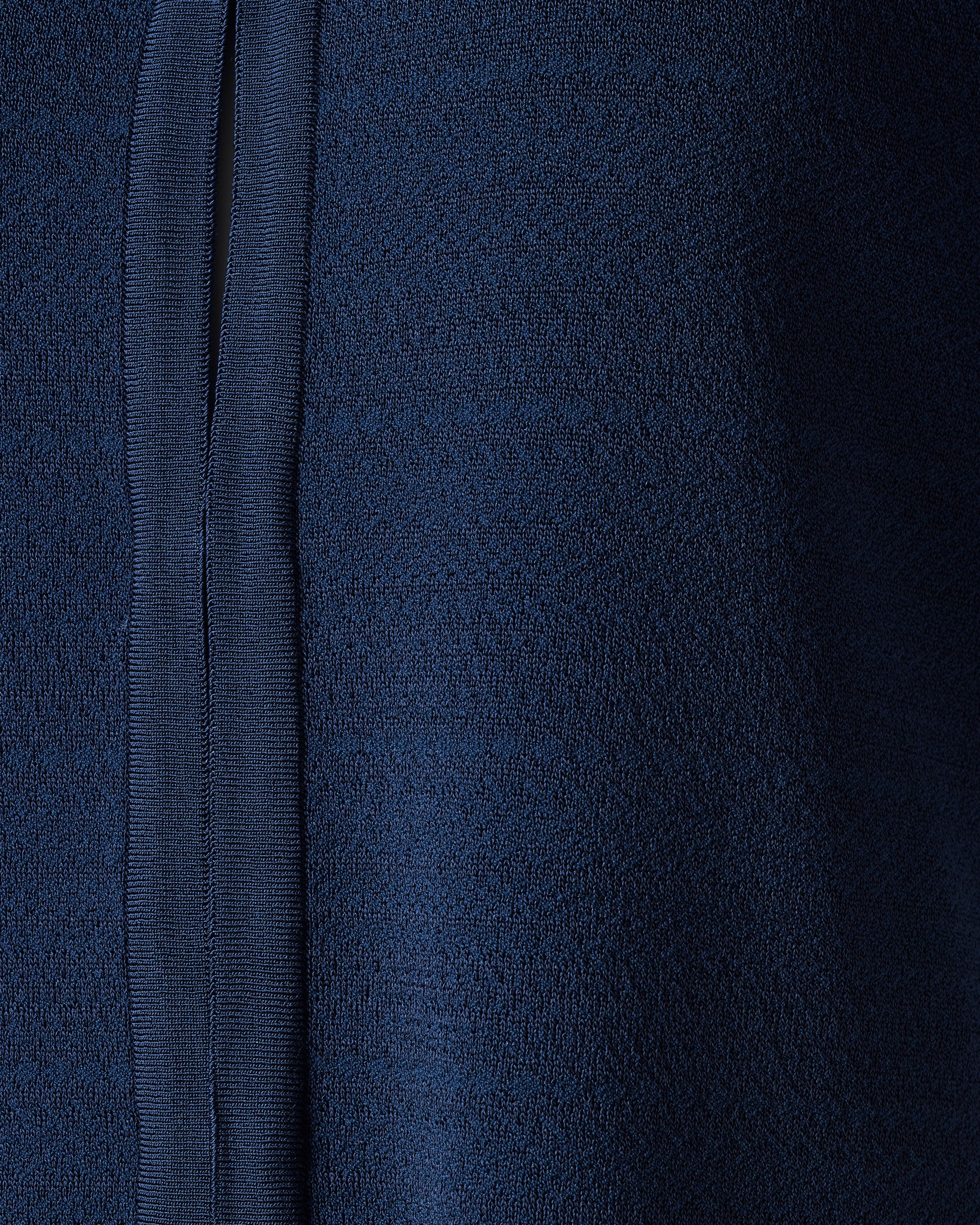 Frill sleeve knit pullover