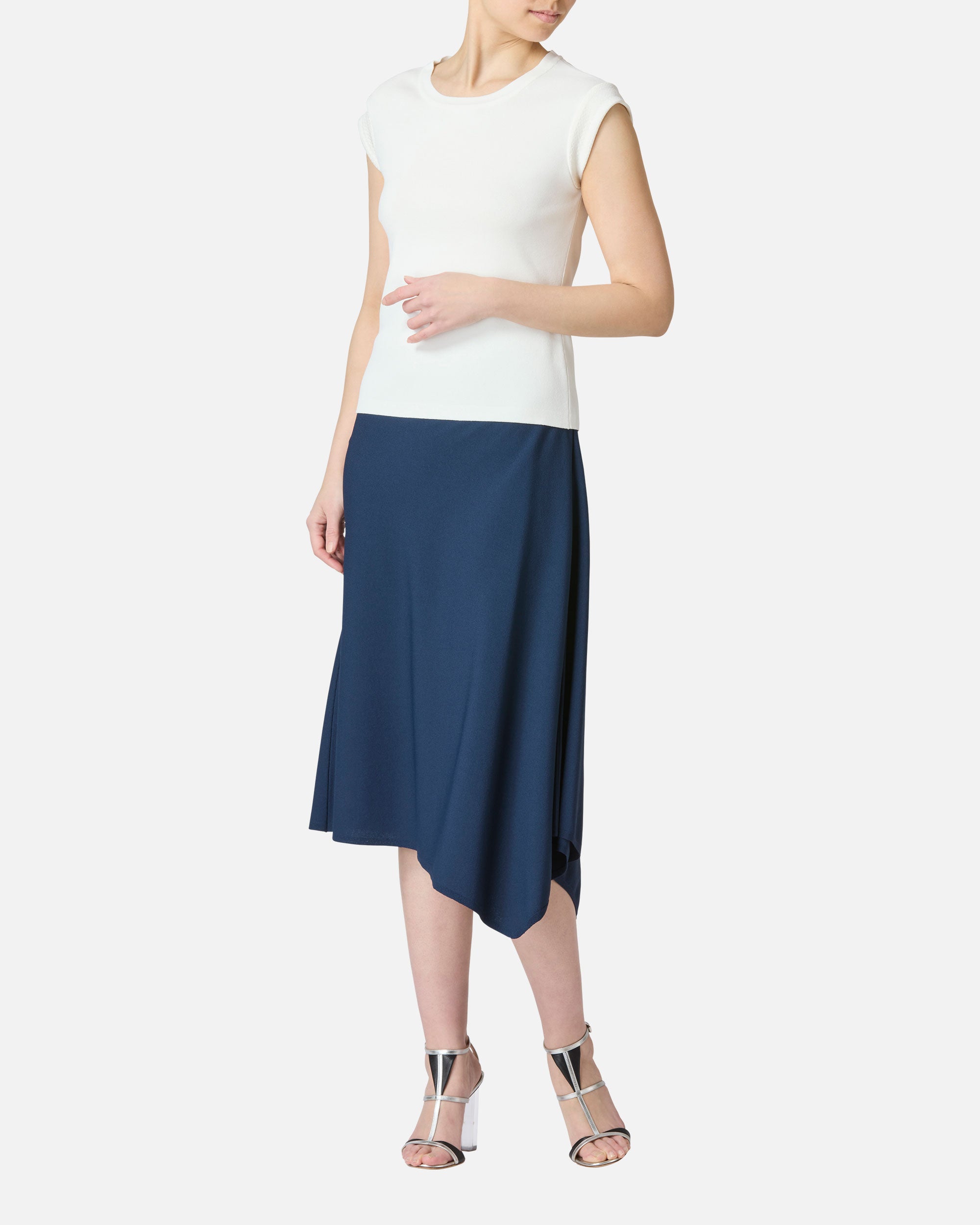 Armlet knit pullover