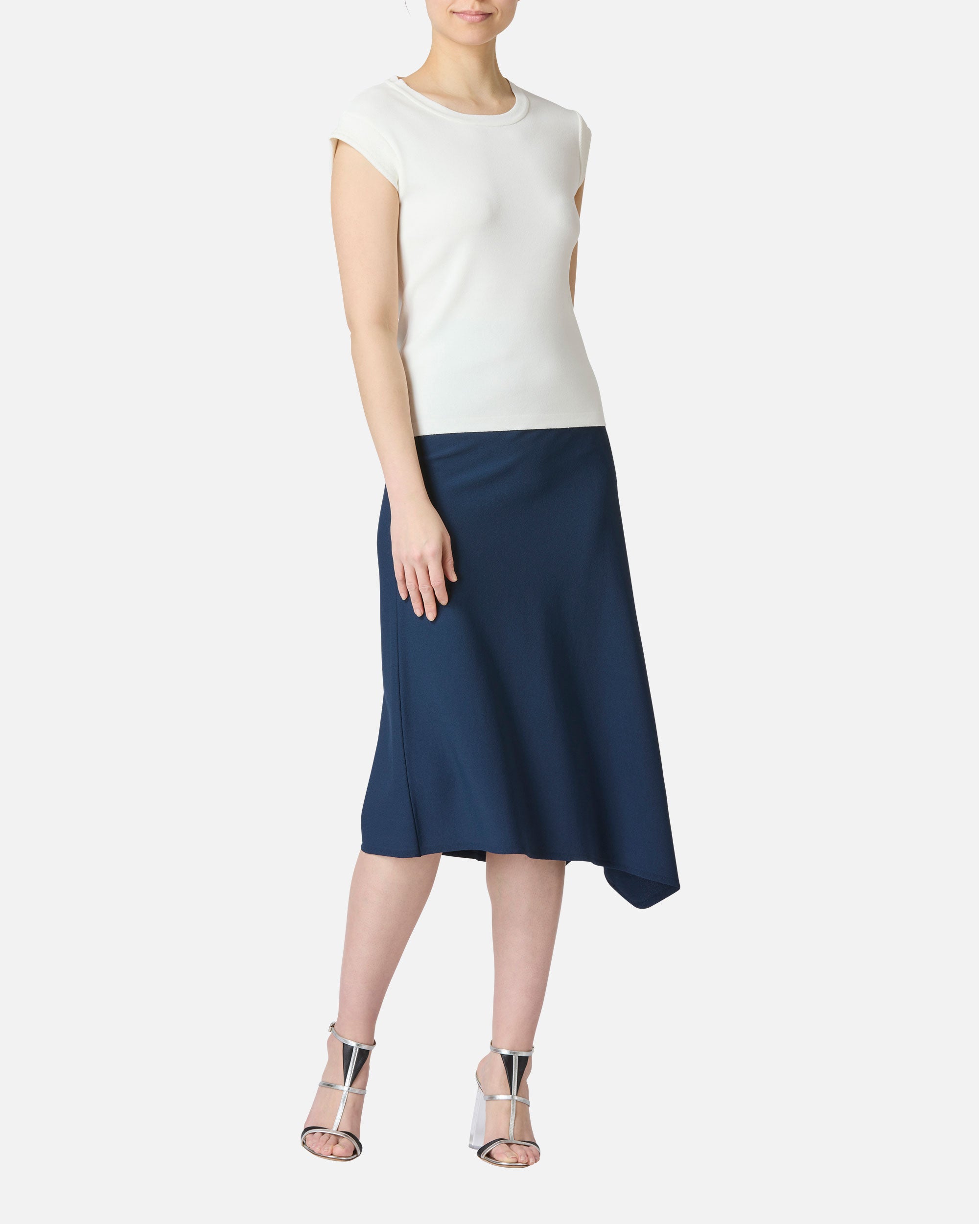 Armlet knit pullover