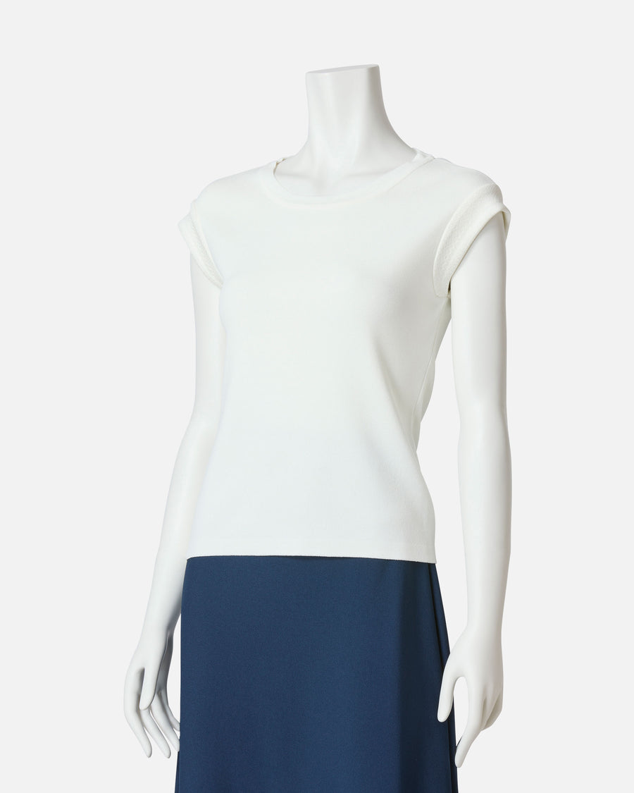 Armlet knit pullover