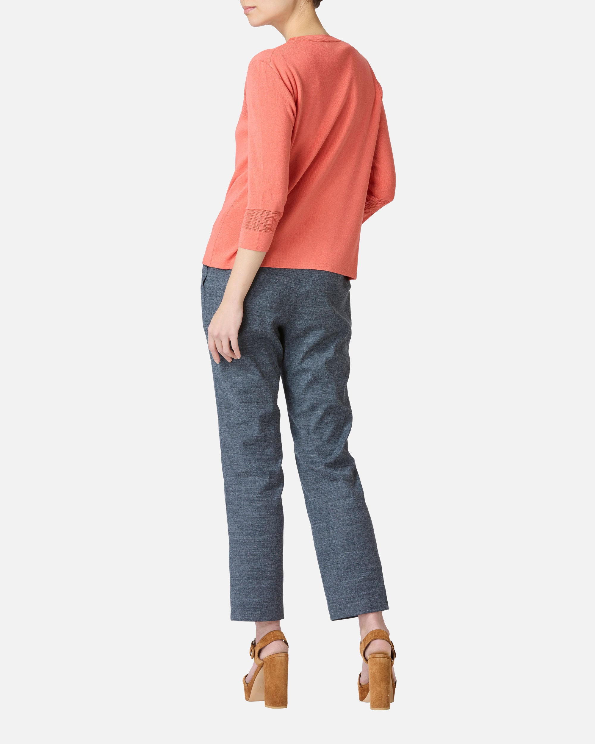 Silk linen mesh cardigan