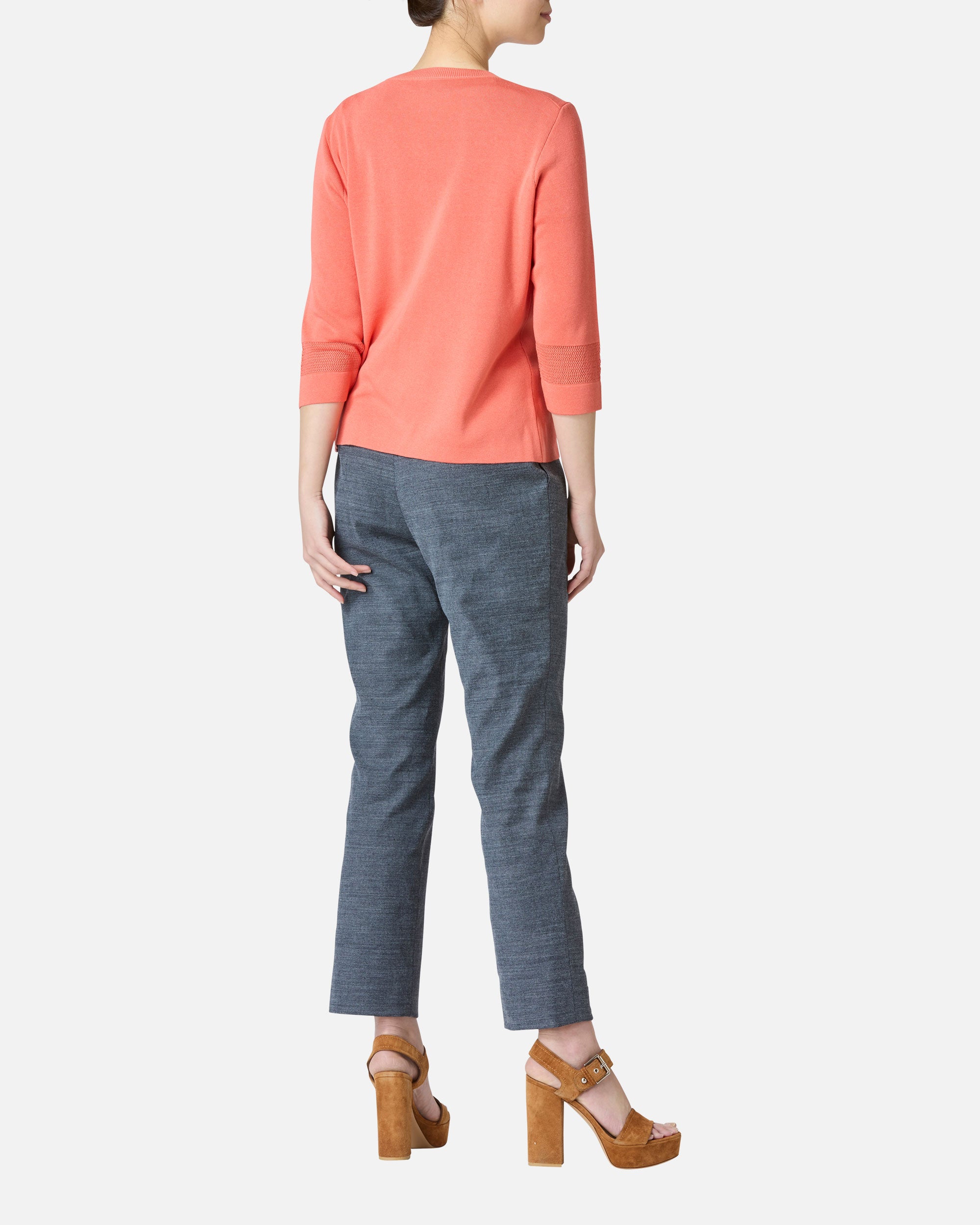 Silk linen mesh cardigan