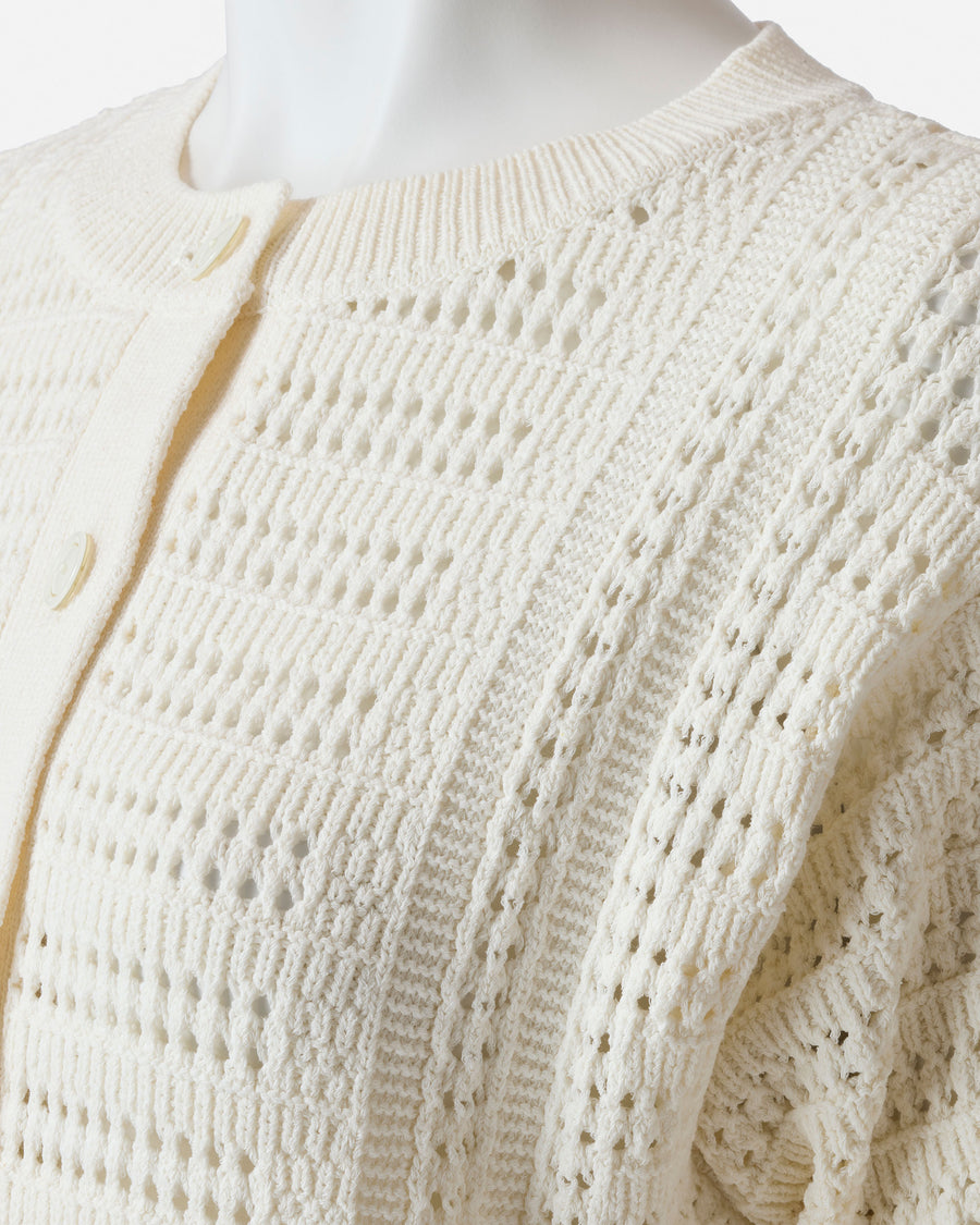 Mesh knit top