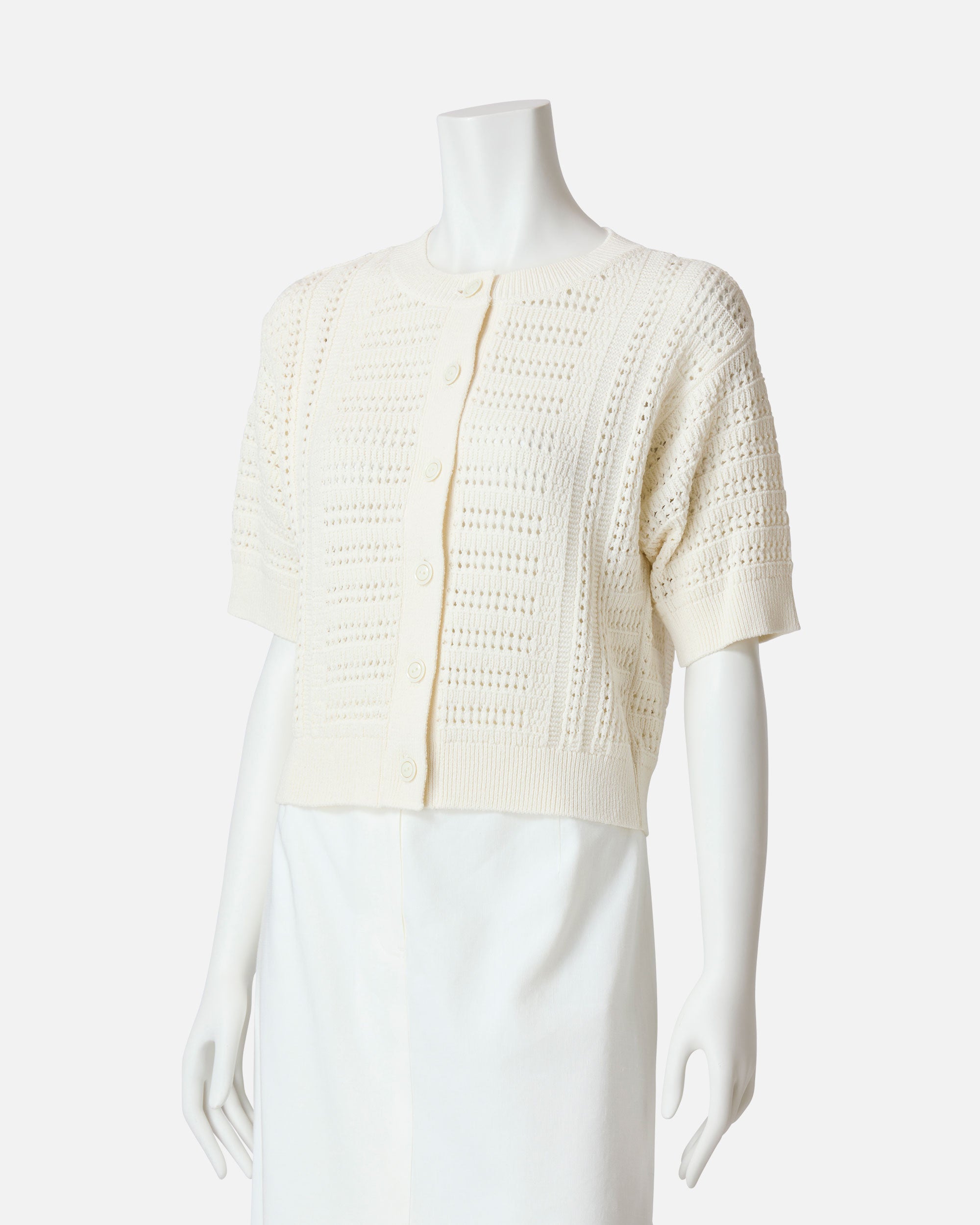 Mesh knit top