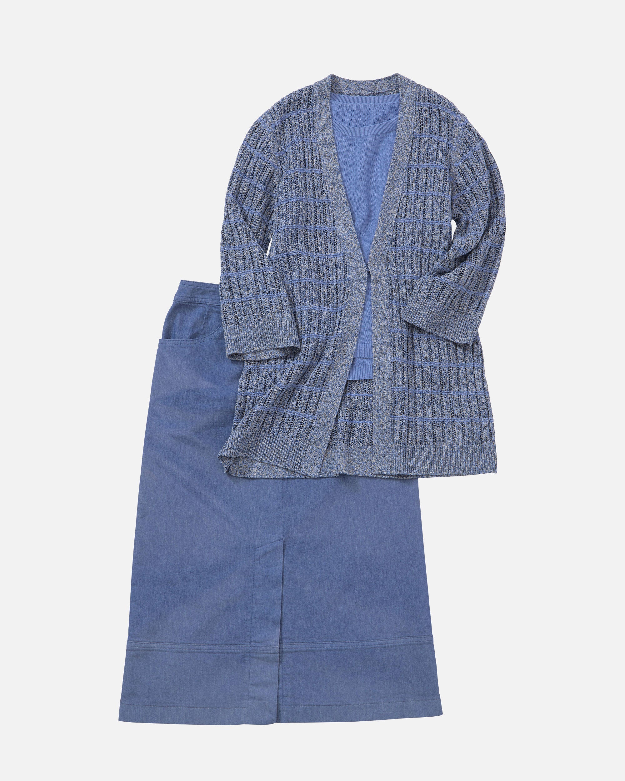 Organic cotton x linen cardigan