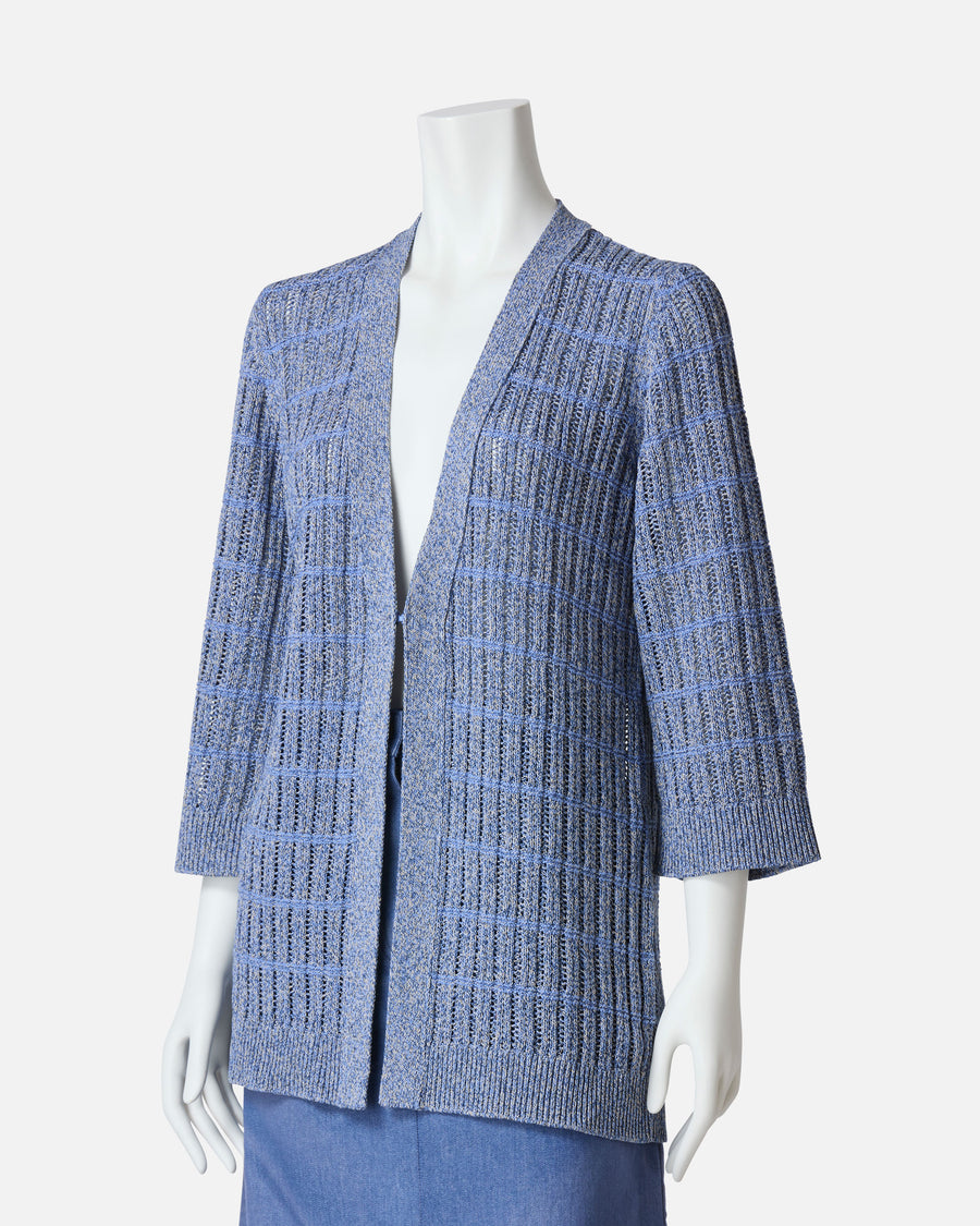 Organic cotton x linen cardigan