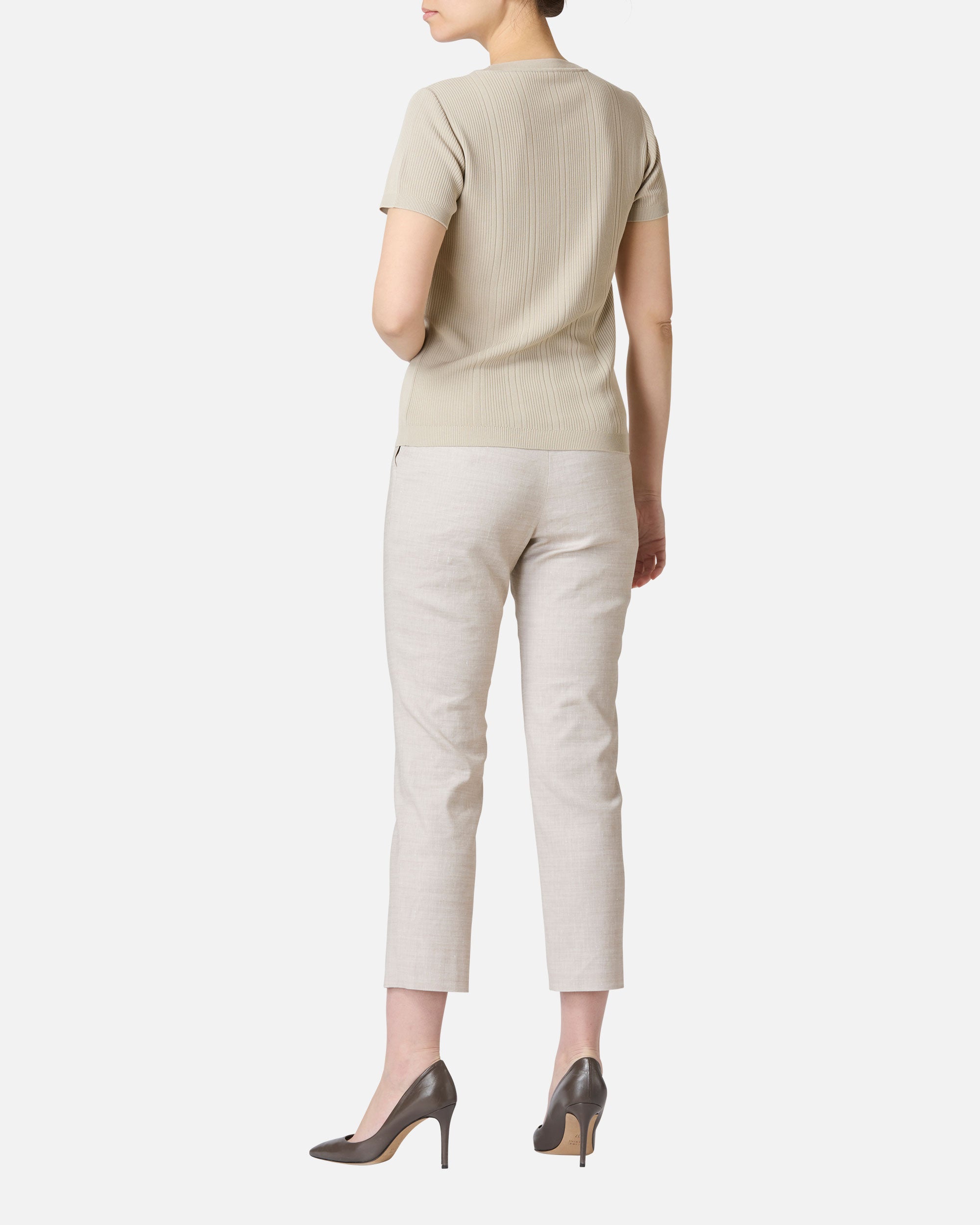 Organic Cotton Rib Knit Pullover