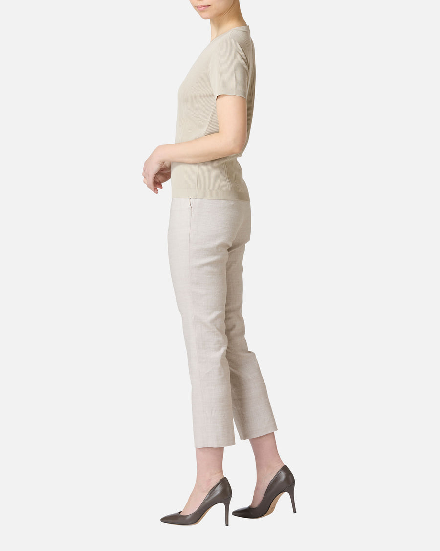 Organic Cotton Rib Knit Pullover
