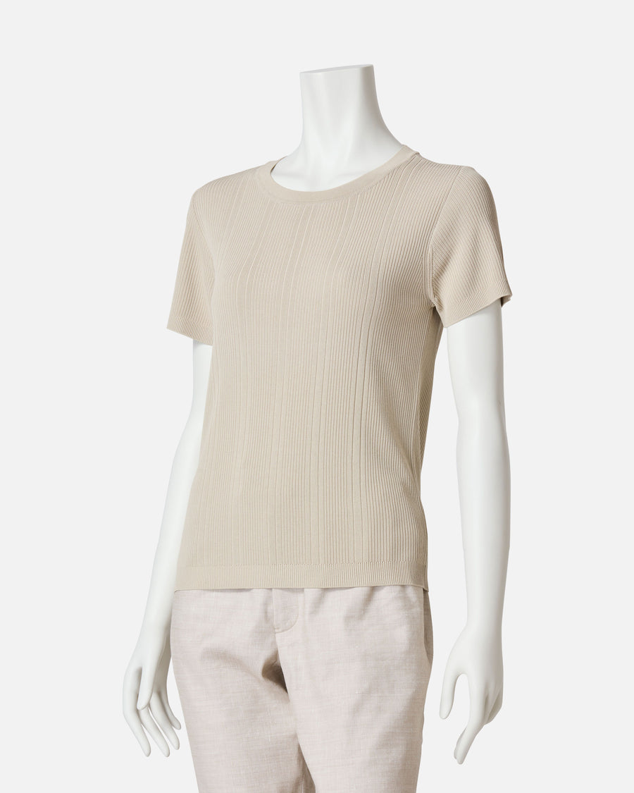 Organic Cotton Rib Knit Pullover