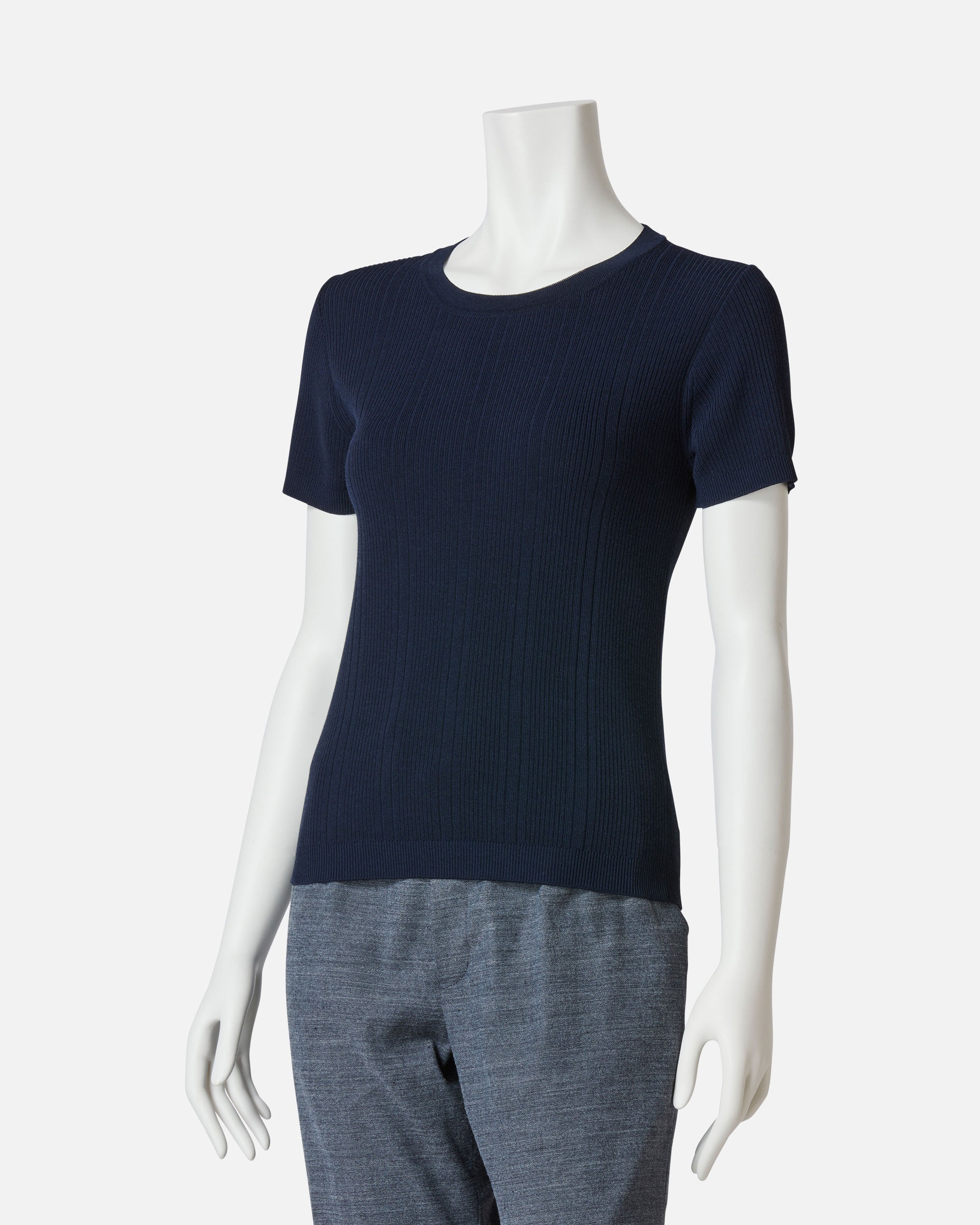 Organic Cotton Rib Knit Pullover