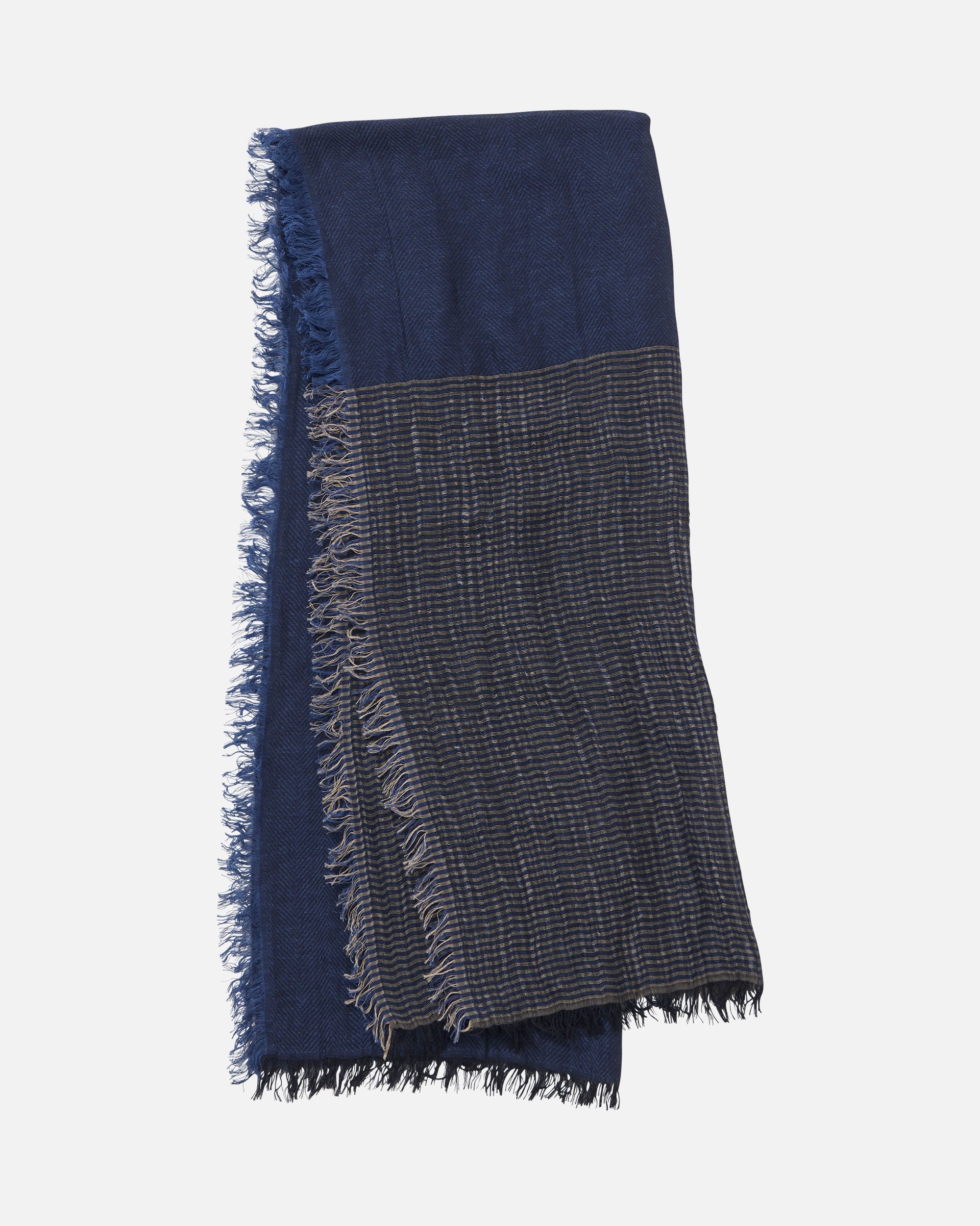 Herringbone x Stripe Scarf