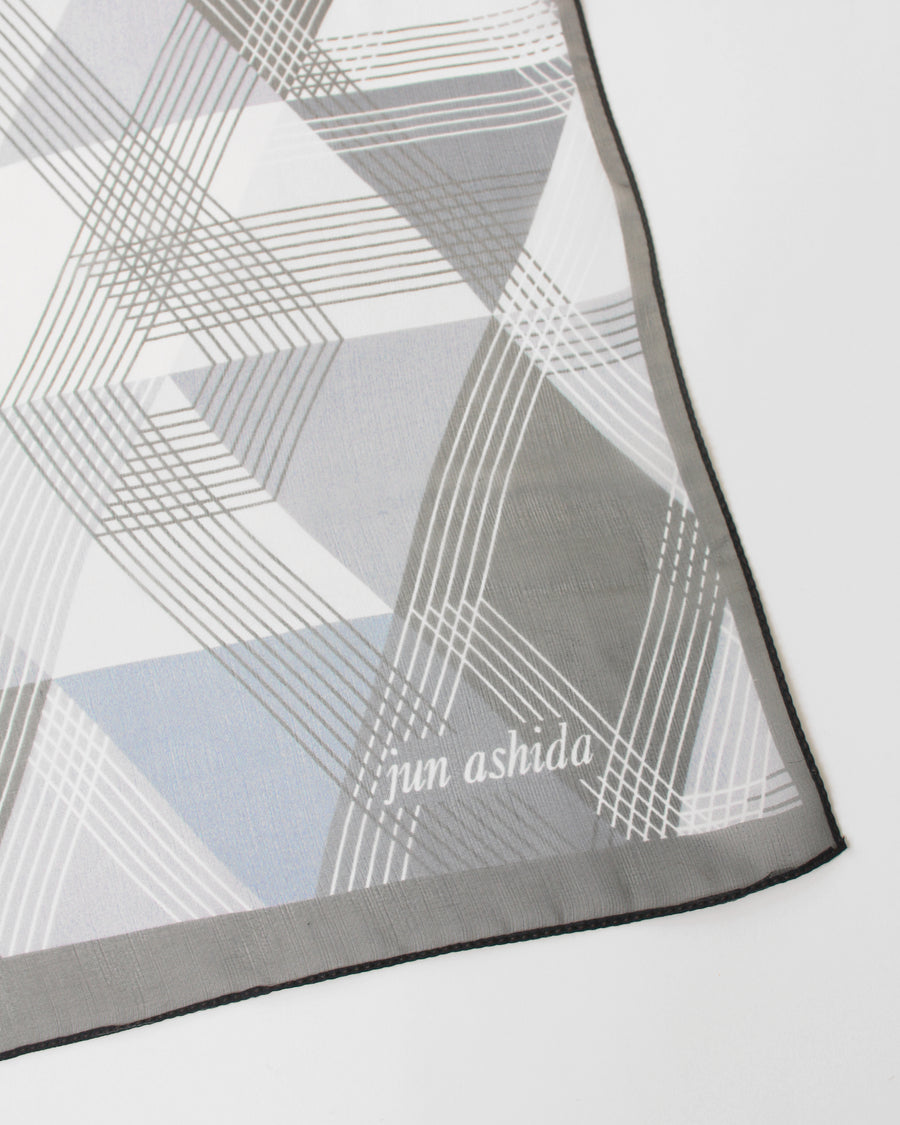 Geometric Silk Scarf