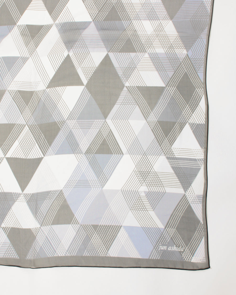Geometric Silk Scarf