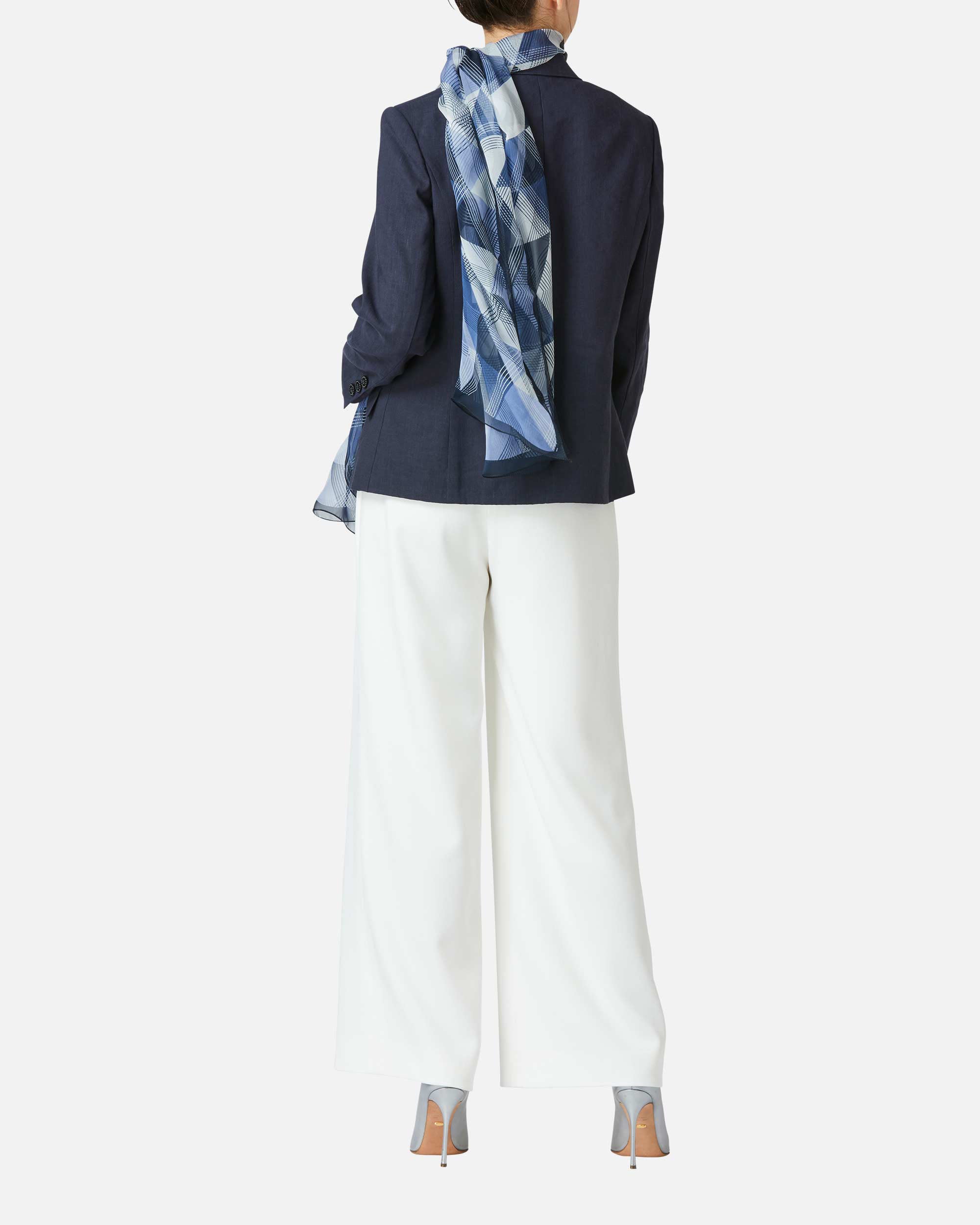Geometric Silk Scarf