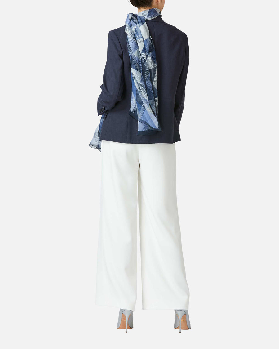 Geometric Silk Scarf