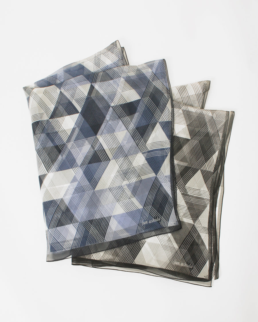 Geometric Silk Scarf