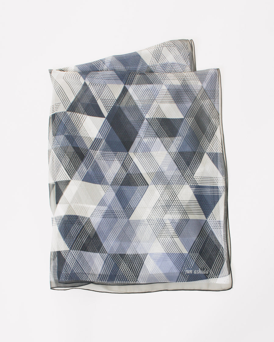 Geometric Silk Scarf