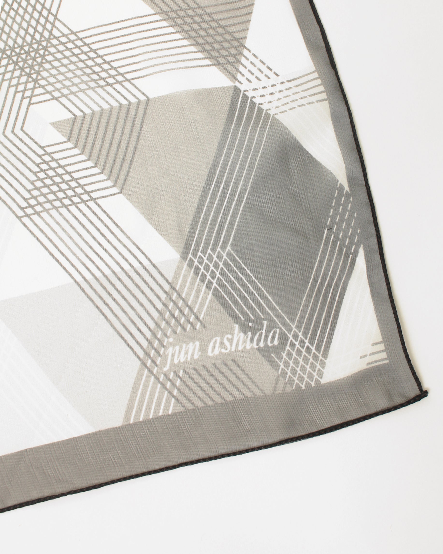 Geometric Silk Scarf