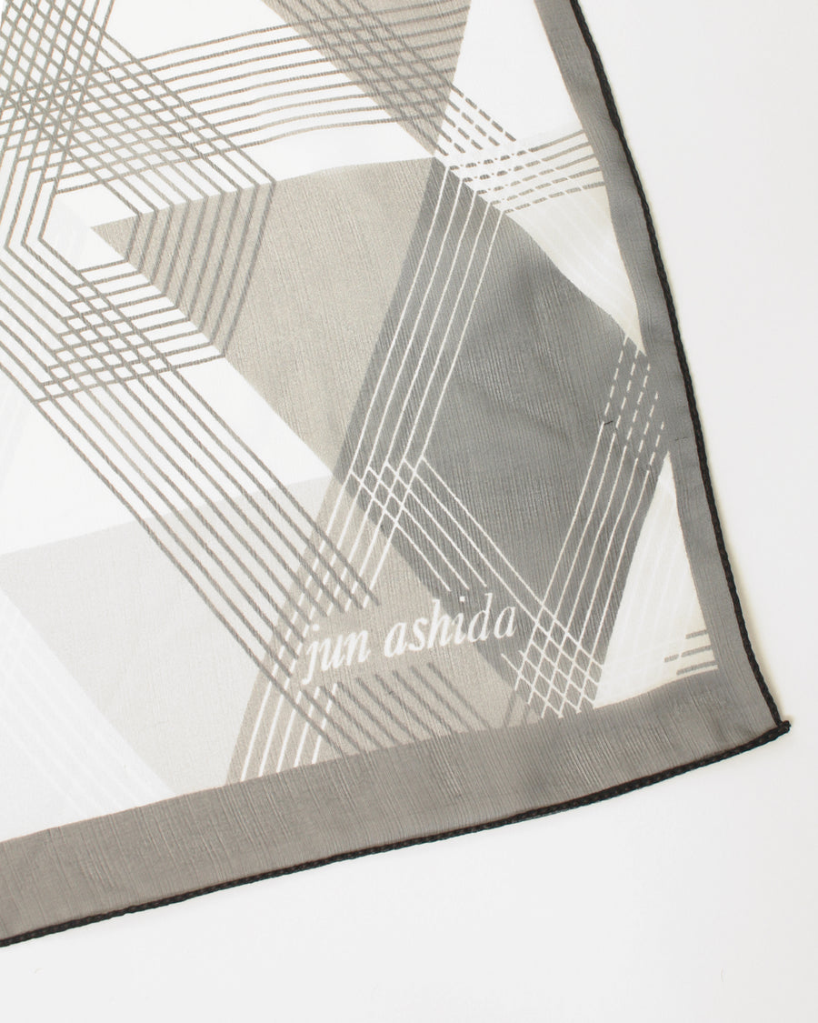 Geometric Silk Scarf