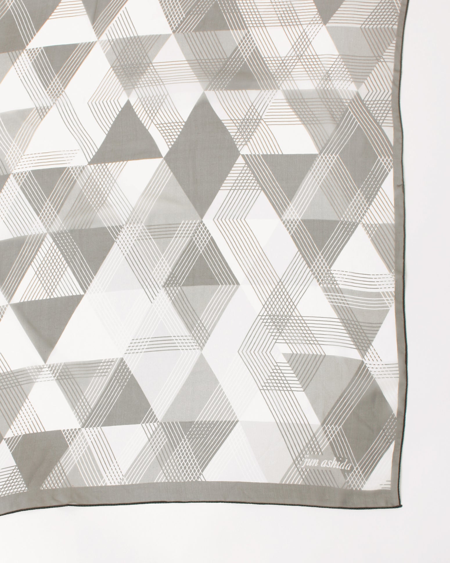 Geometric Silk Scarf