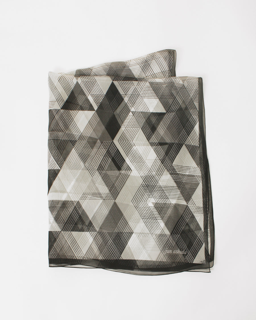 Geometric Silk Scarf