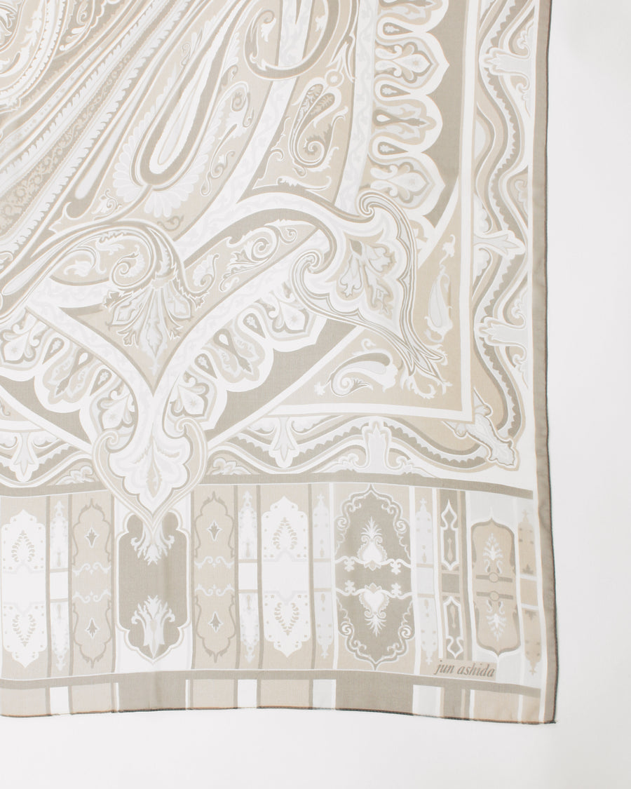 Paisley silk scarf