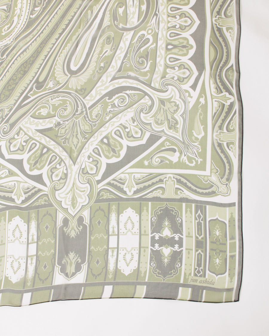 Paisley silk scarf