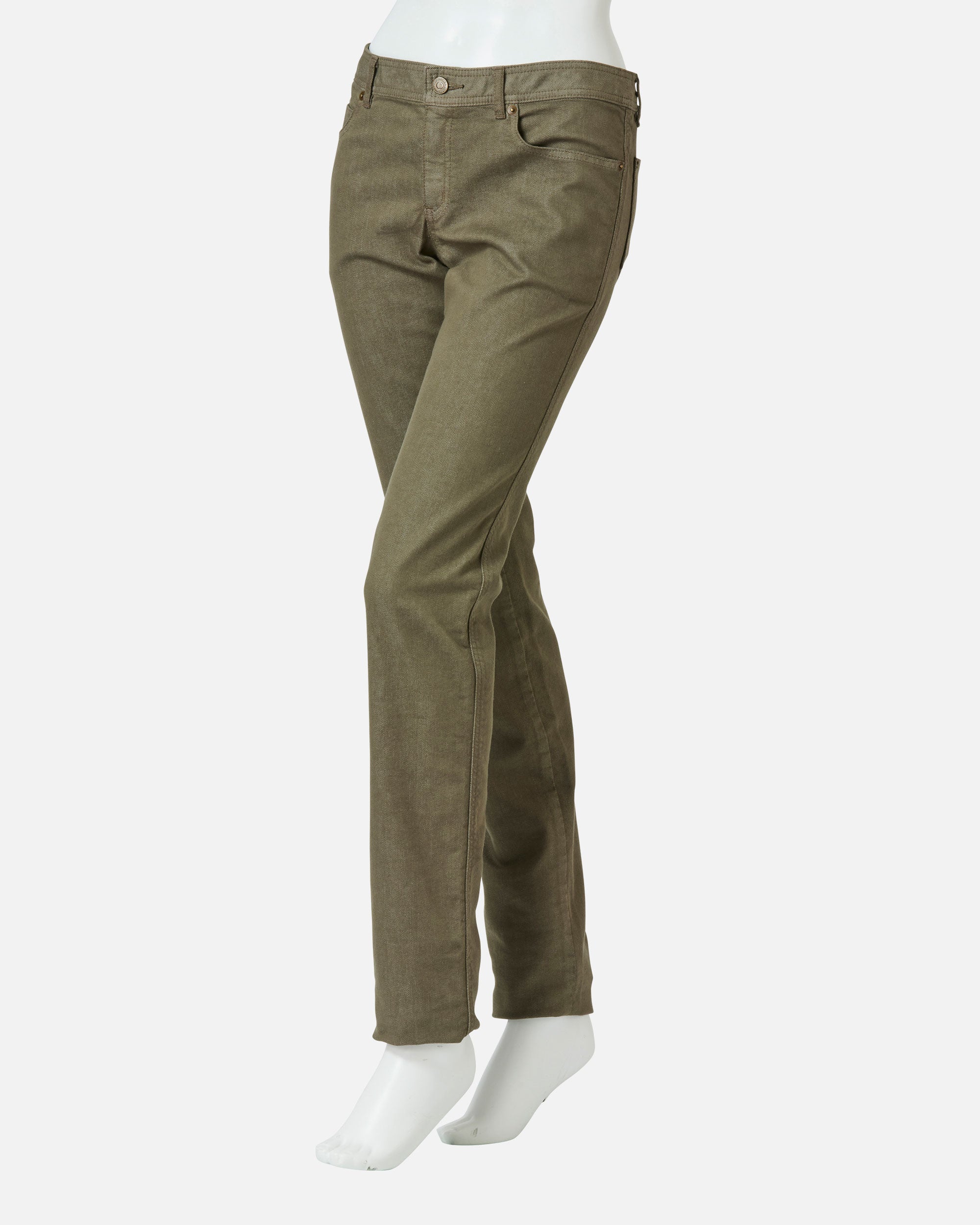 Cotton Denim Pants