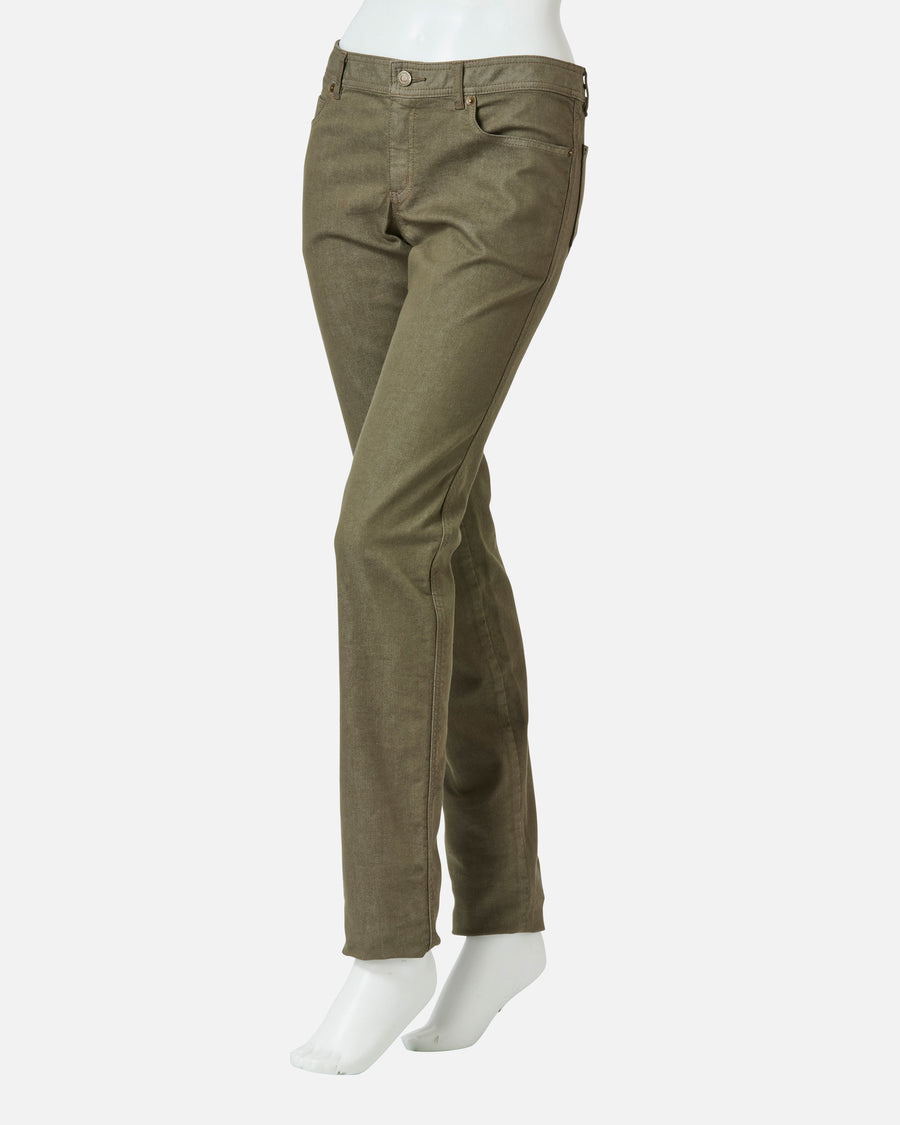Cotton Denim Pants