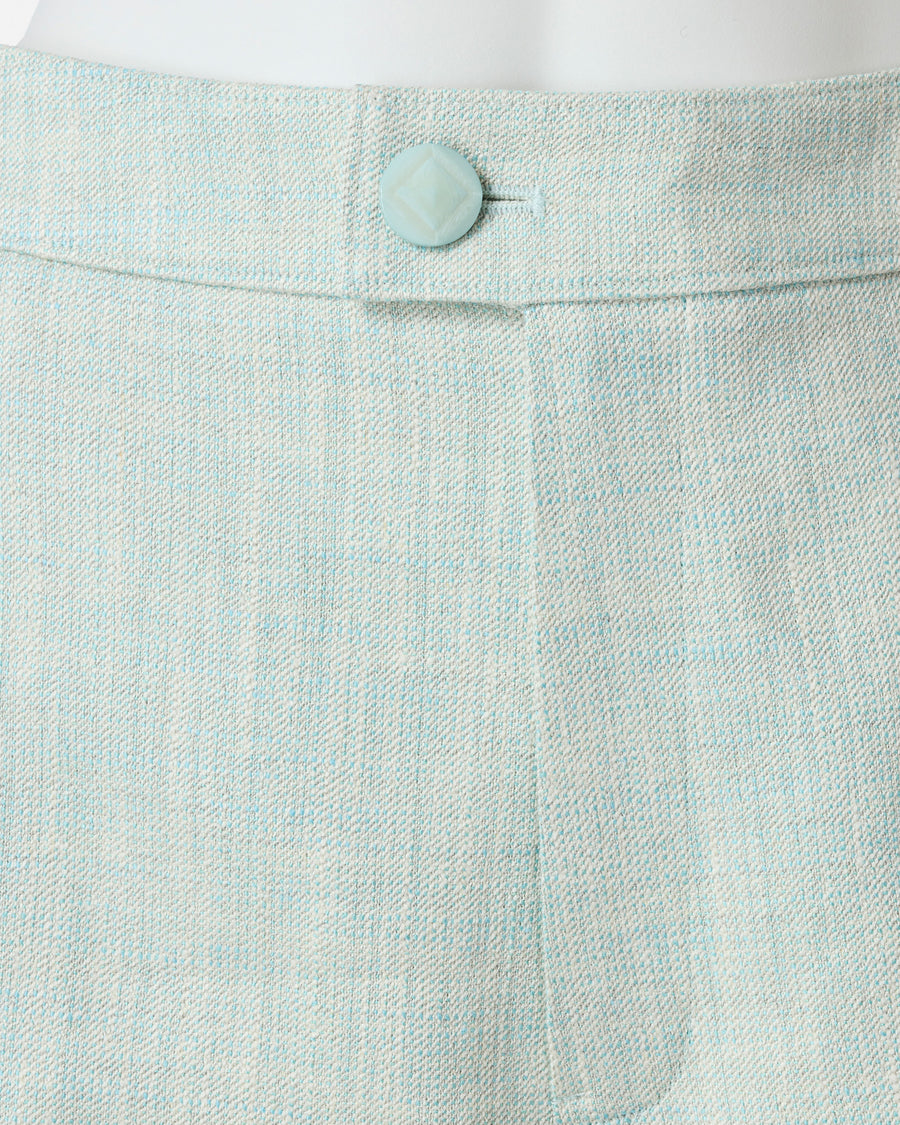 Stretch twill straight pants