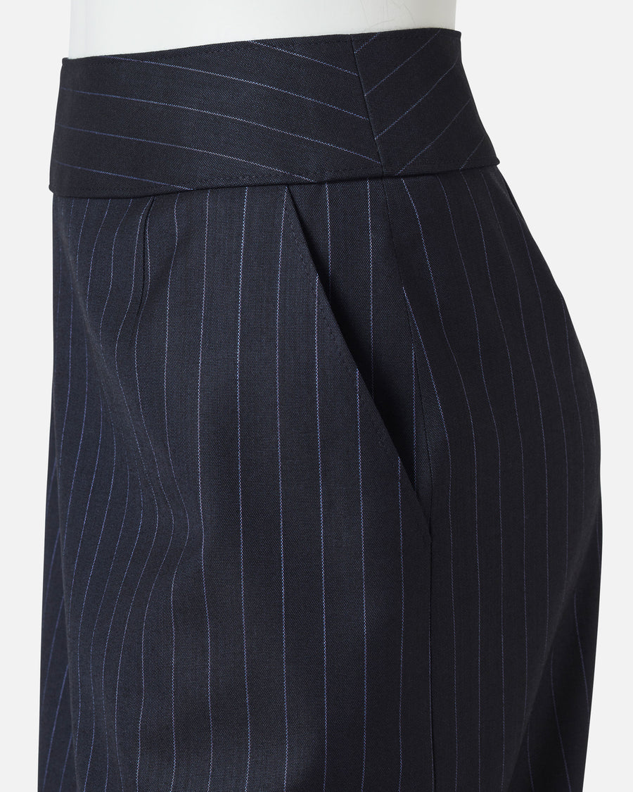Pinstripe Tight Skirt