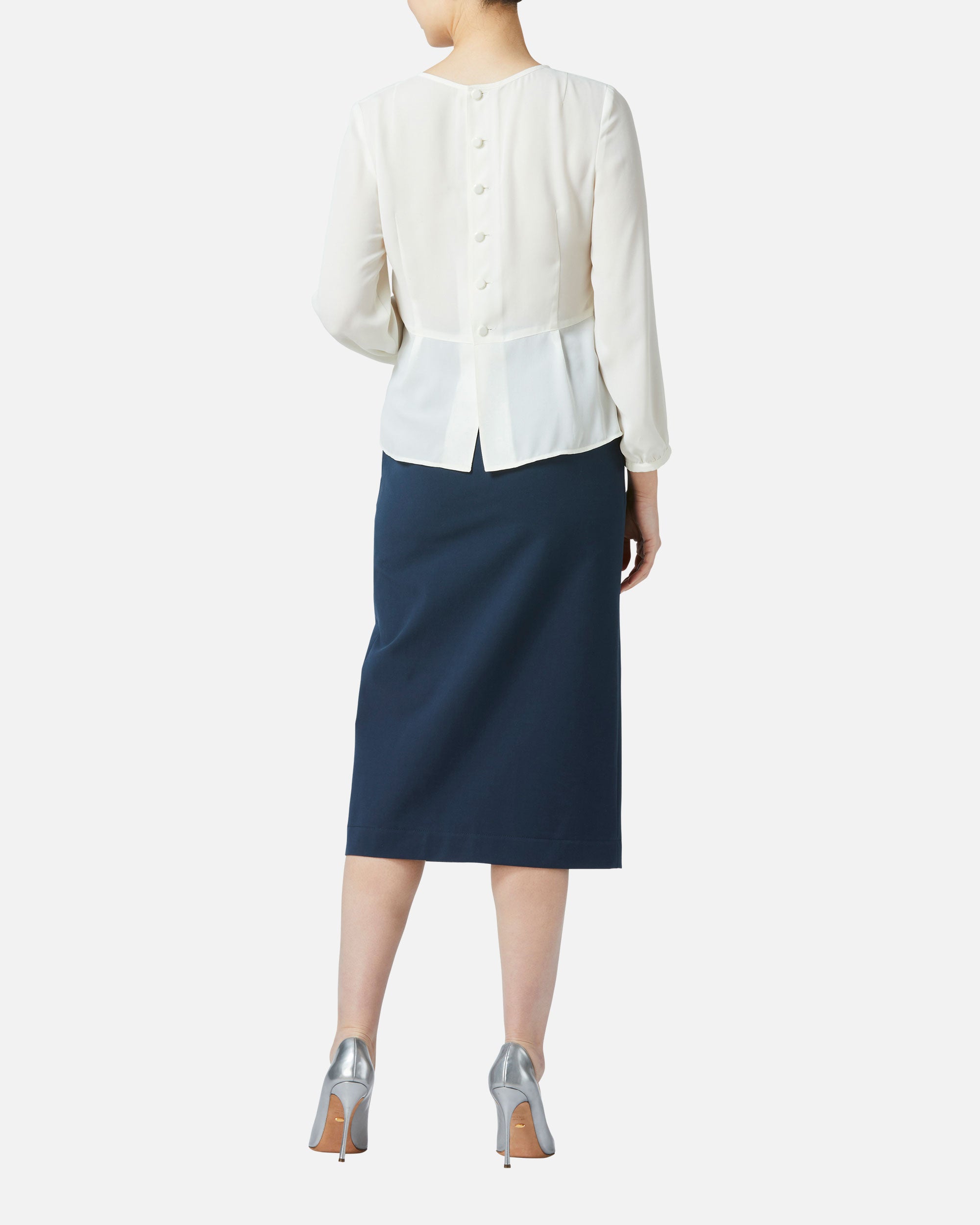 Pleated Front Blouse