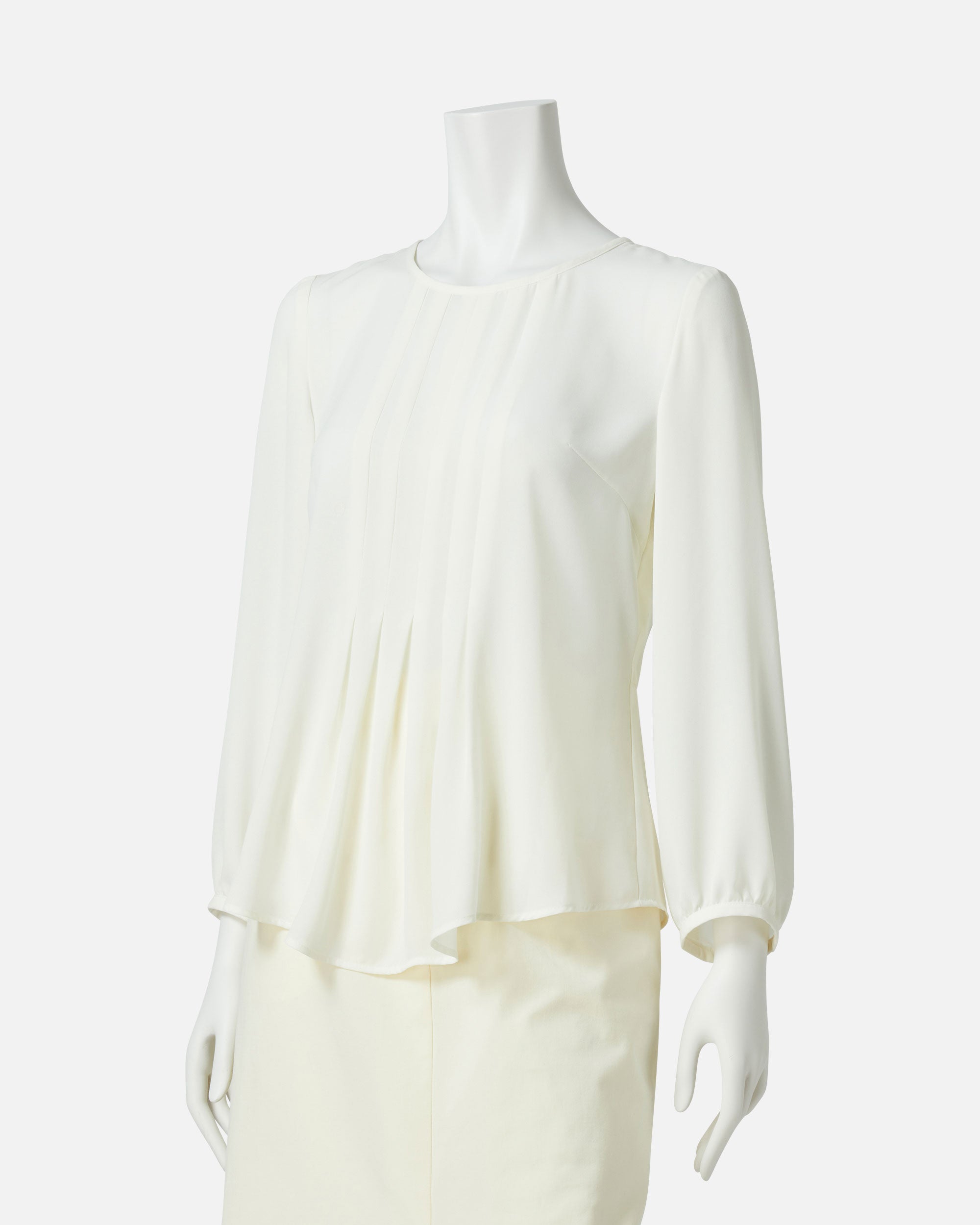 Pleated Front Blouse
