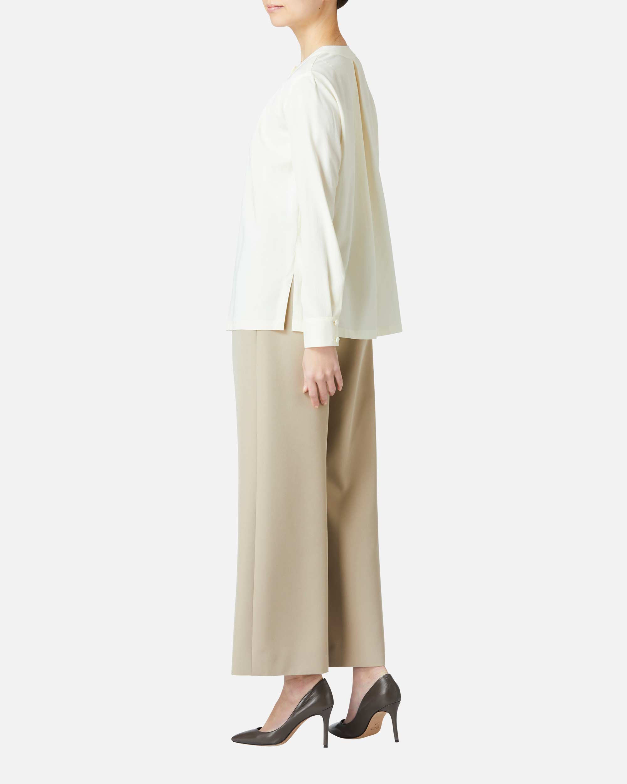 Wide Stretch Crepe Pants