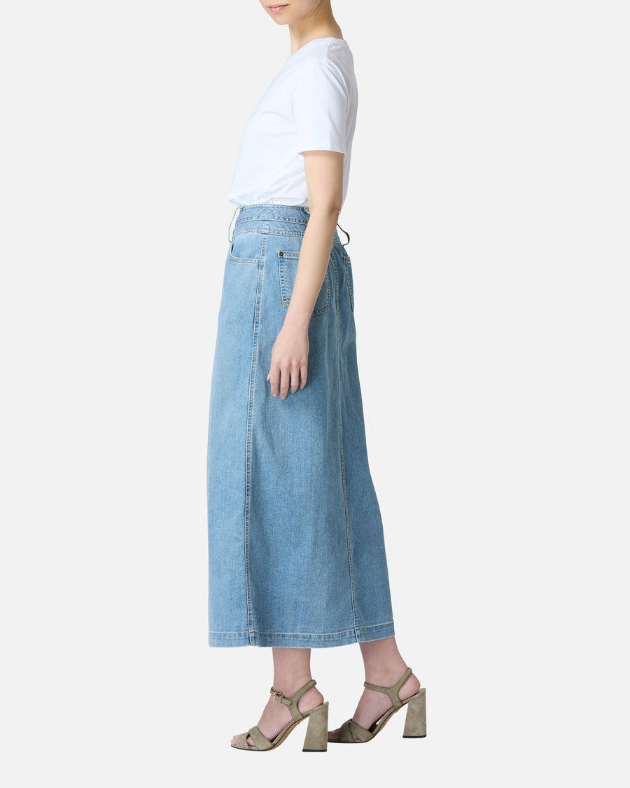 Summer Denim Long Skirt
