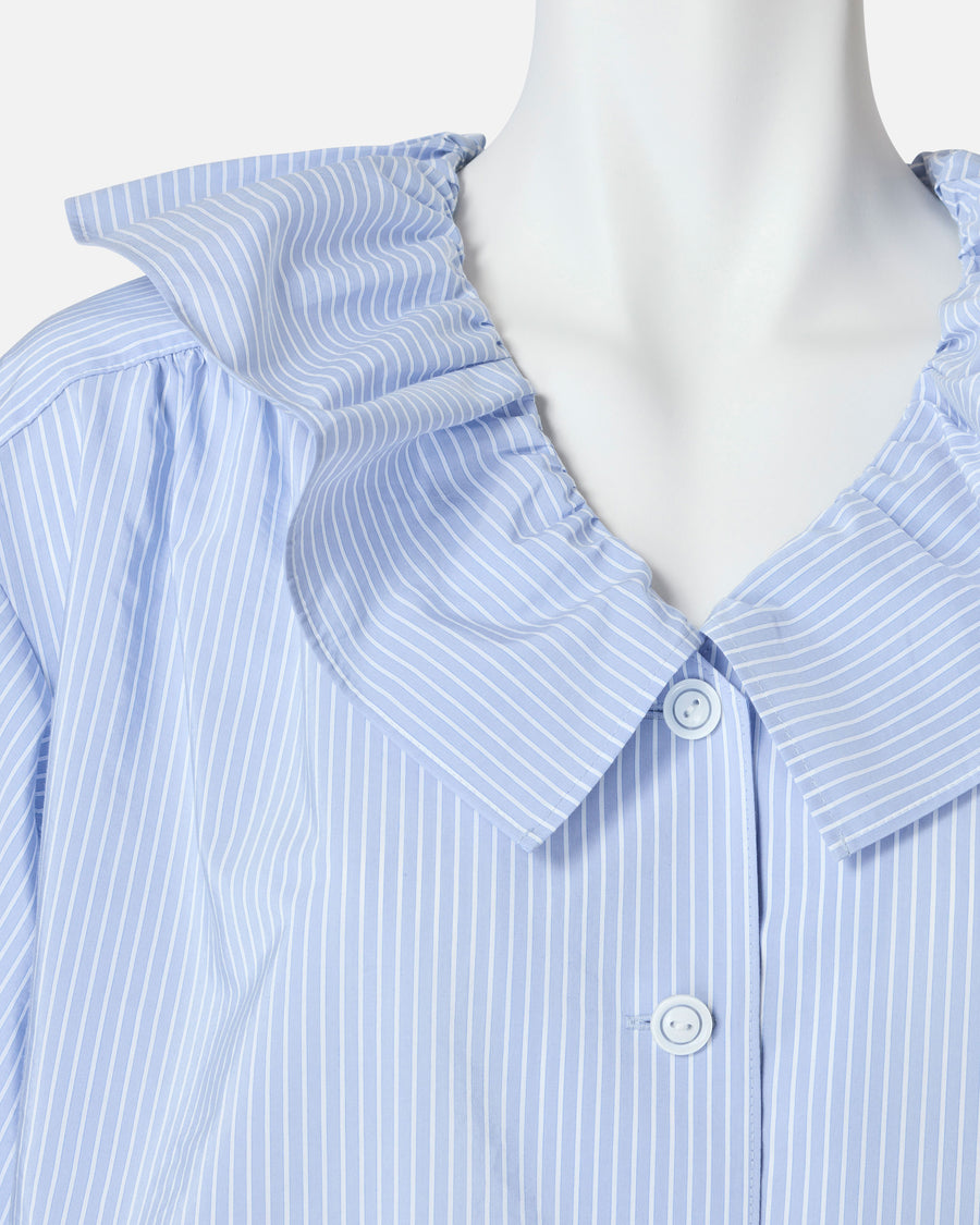 Puff Sleeve Stripe Blouse