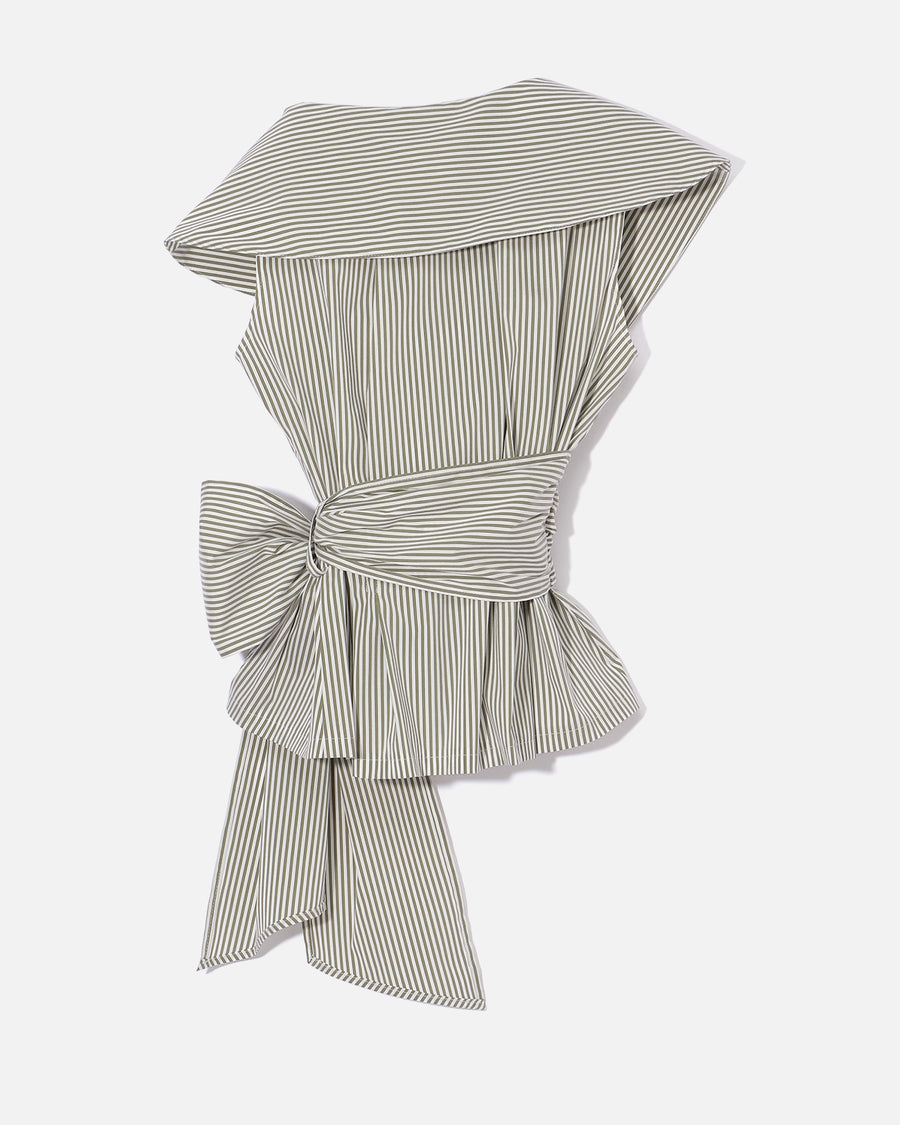 Cache-Coeur Style Polyester Nylon Soft Taffeta Blouse