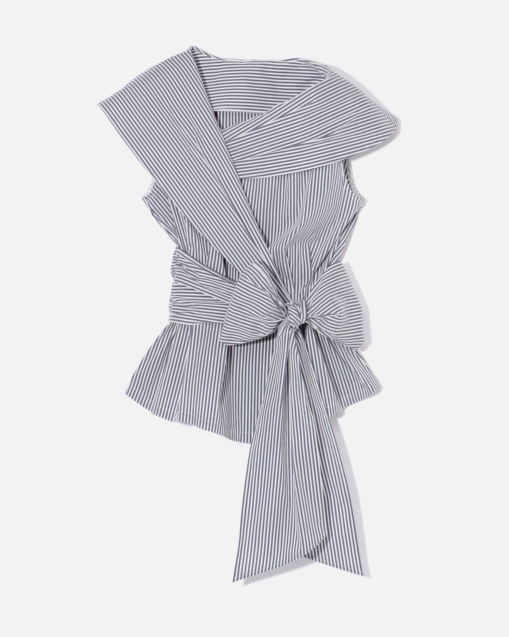 Cache-Coeur Style Polyester Nylon Soft Taffeta Blouse
