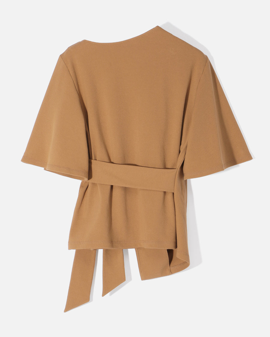Asymmetric Wrap Blouse