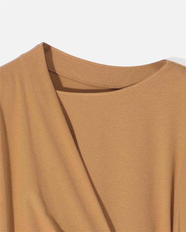 Asymmetric Wrap Blouse