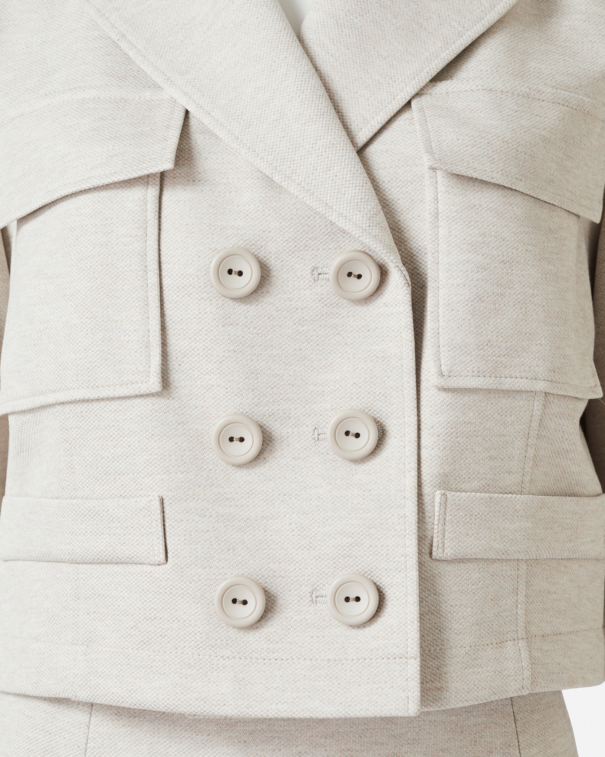 Short Double Jersey Jacket