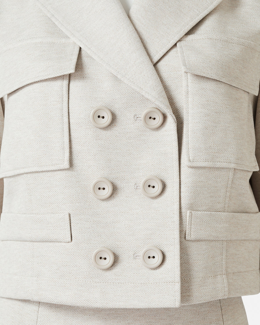 Short Double Jersey Jacket