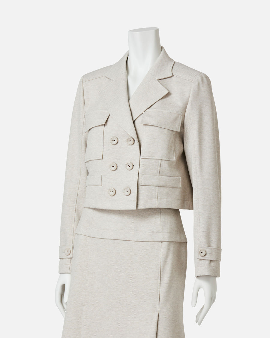 Short Double Jersey Jacket