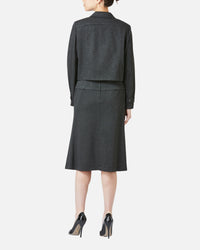 Short Double Jersey Jacket