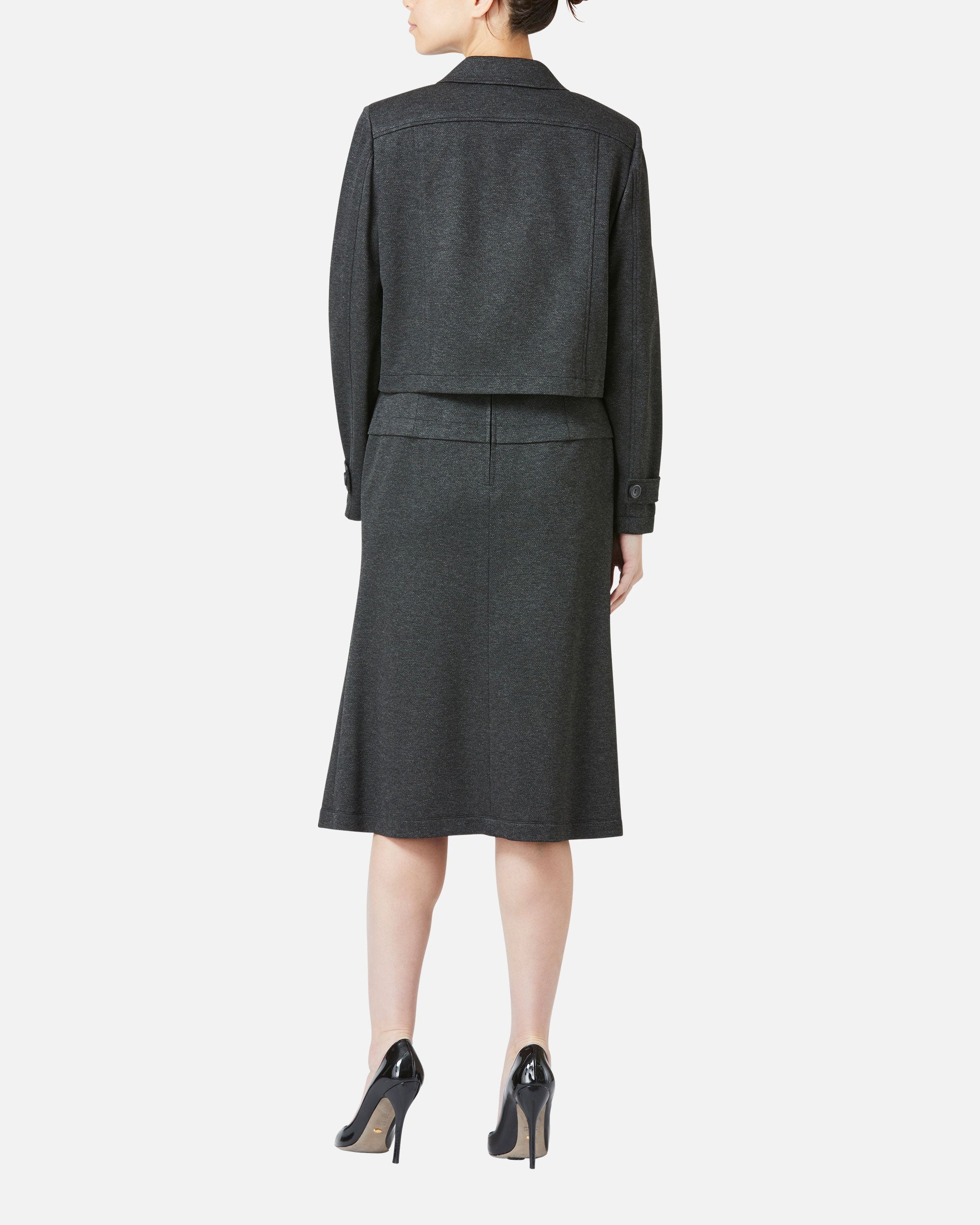Double Jersey Semi Flared Skirt